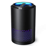 AROEVE Air Purifiers for Home, H13 HEPA Air Purifiers Air Cleaner For Smoke Pollen Dander Hair Smell Portable Air Purifier with Sleep Mode Speed Control For Bedroom Office Living Room Kitchen- Black